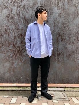 「ZDA（ゼットディーエー）のアイテム」を使った、おがしょーさん（メンズ・178cm）の春コーディネート