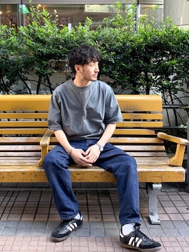 おがしょーさん（メンズ・178cm）の春コーディネート