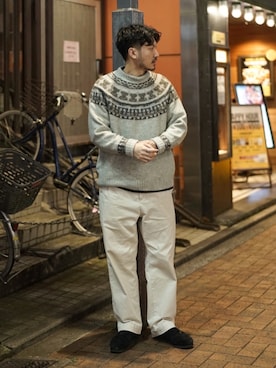 おがしょーさん(メンズ・177cm)の冬コーディネート