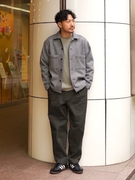 おがしょーさん（メンズ・177cm）の冬コーディネート