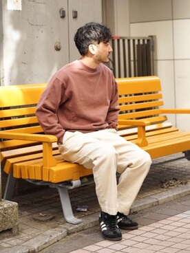 おがしょーさん（メンズ・177cm）の冬コーディネート