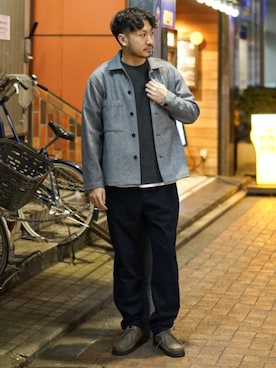 おがしょーさん（メンズ・177cm）の冬コーディネート