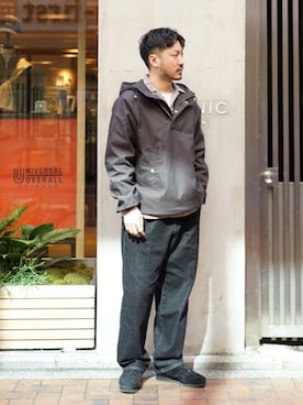 ブルゾン グレー 灰色系 コーディネート Zozotown