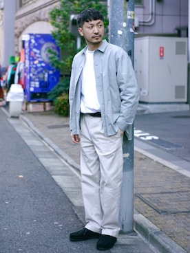 「CIAOPANIC TYPY（チャオパニックティピー）のアイテム（その他シューズ）」を使った、おがしょーさん（メンズ・177cm）の春コーディネート