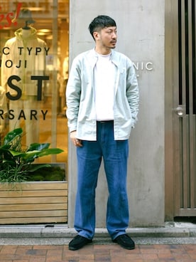 「CIAOPANIC TYPY（チャオパニックティピー）のアイテム（その他シューズ）」を使った、おがしょーさん（メンズ・177cm）の春コーディネート