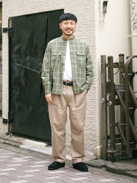 おがしょーさん（メンズ・177cm）の春コーディネート