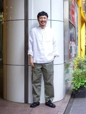 おがしょーさん（メンズ・177cm）の夏コーディネート