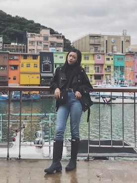 「STYLE」｜「アイテム（その他アウター）」を使った、Mia Puさん（レディース・164cm）の春コーディネート