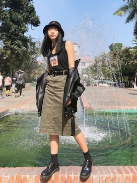 「VII&CO（VII&CO）のアイテム」を使った、Mia Puさん（レディース・164cm）の春コーディネート