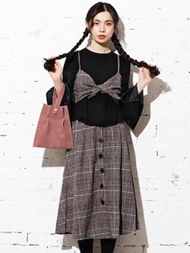 「CHEER CLOSET（チアクローゼット）のアイテム」を使った、CHEERCLOSETさん（レディース・162cm）の秋コーディネート