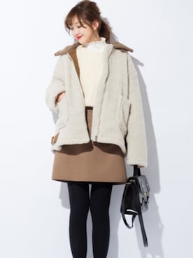 CHEERCLOSETさん（レディース・154cm）の冬コーディネート