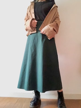 「オシャレパッソ」｜「アイテム（ブルゾン）」を使った、kiguchiさん（レディース・158cm）の秋コーディネート