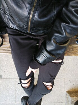 「grove（グローブ）のアイテム（その他アウター）」を使った、たまごさん（レディース・163cm）の秋コーディネート