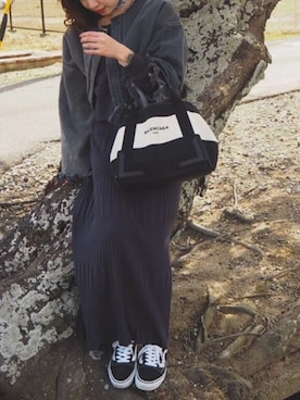 「Ameri（アメリ）のアイテム（デニムジャケット）」を使った、ayp❤︎さん（レディース・156cm）の冬コーディネート