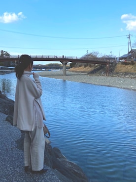「CLANE（クラネ）のアイテム（ブルゾン）」を使った、ayp❤︎さん（レディース・156cm）の春コーディネート