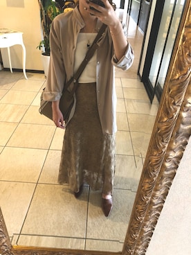 「CLANE（クラネ）のアイテム（キャミソール）」を使った、ayp❤︎さん（レディース・156cm）の夏コーディネート