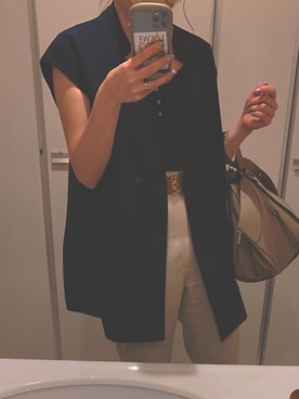 「Ameri（アメリ）のアイテム（キャミソール）」を使った、ayp❤︎さん（レディース・156cm）の夏コーディネート