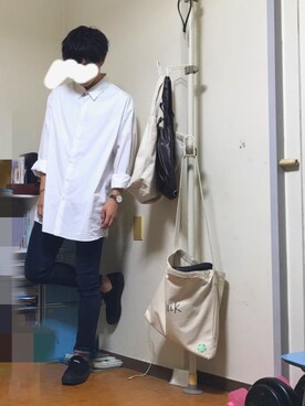 「アイテム（バングル/リストバンド）」を使った、ゆう☺︎さん（メンズ・169cm・20代）の秋コーディネート