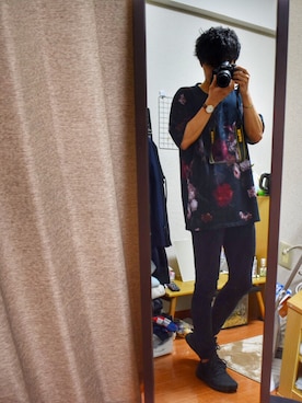 「アイテム（バングル/リストバンド）」を使った、ゆう☺︎さん（メンズ・169cm・20代）の春コーディネート