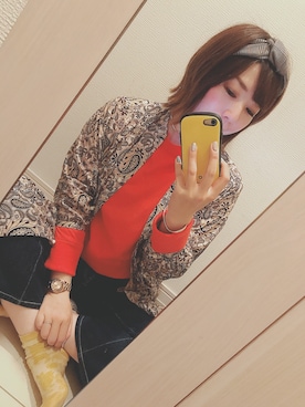 「ANEMONE（アネモネ）のアイテム（その他ヘアアクセサリー）」を使った、pascalさん（レディース・162cm）の春コーディネート