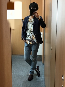 unicrombieさん（メンズ・173cm）の春コーディネート