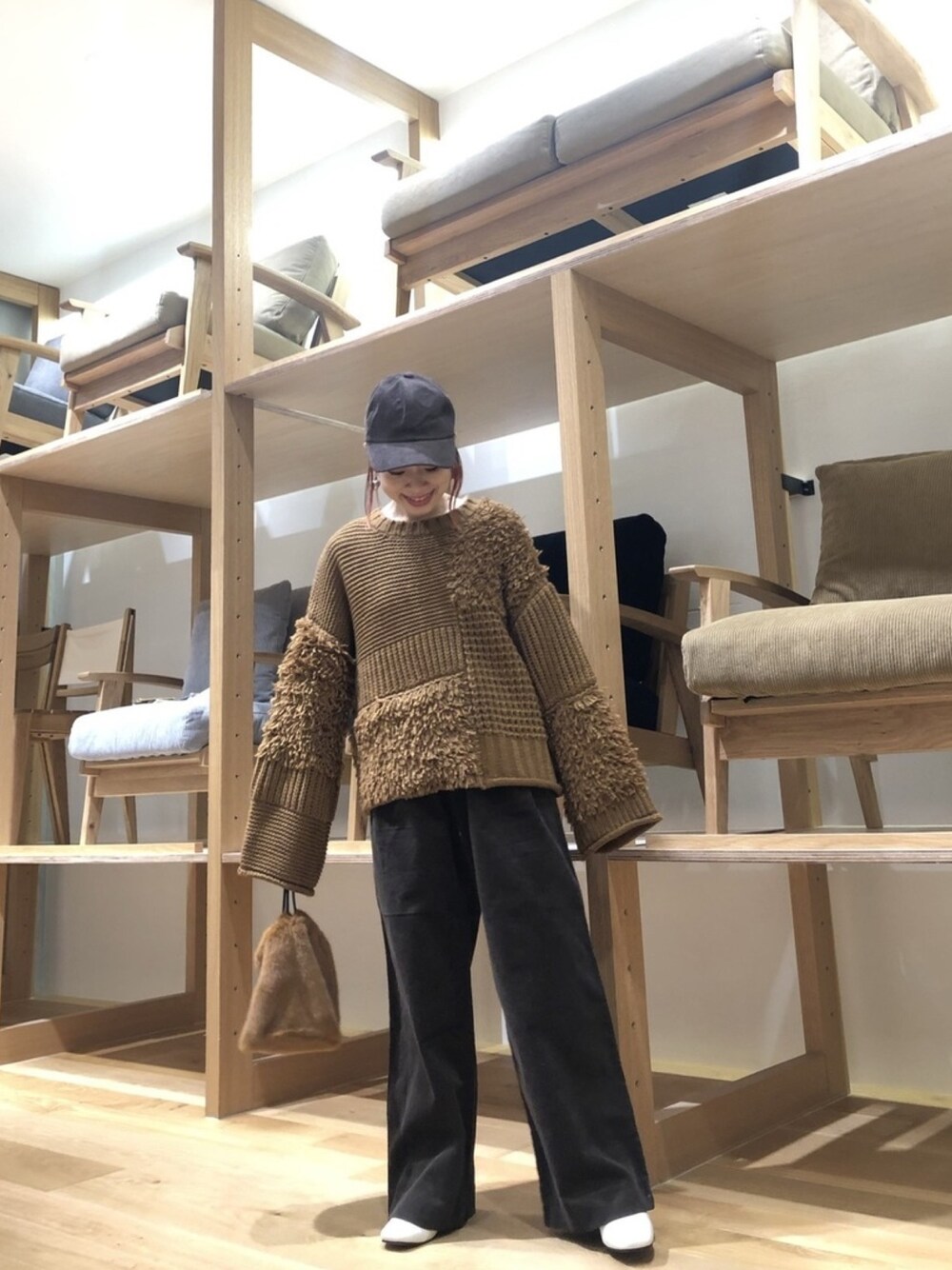 KBF（ケイビーエフ）の「フリンジMIXニット（ニット/セーター）」 - WEAR
