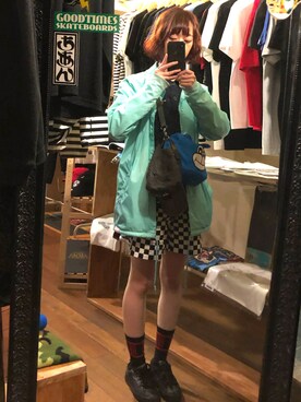 「MAGICAL MOSH MISFITS（マジカルモッシュミスフィッツ）のアイテム」を使った、ﾀｲﾗｻﾝさん（レディース・161cm）の冬コーディネート