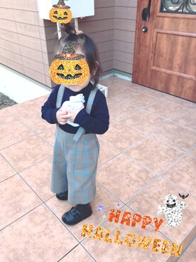 aymsutさん（キッズ・80cm）の秋コーディネート