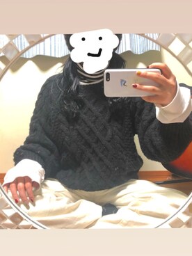 「CHIHIRO YASUDA（チヒロ ヤスダ）のアイテム」を使った、ｺﾘｺさん（レディース・156cm）の冬コーディネート