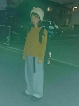 「CHIHIRO YASUDA（チヒロ ヤスダ）のアイテム」を使った、ｺﾘｺさん（レディース・156cm）の秋コーディネート