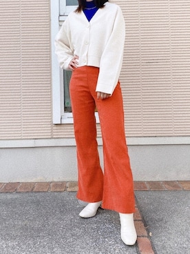 「UU（ユニクロ　アンダーカバー）のアイテム（トップス）」を使った、ｺﾘｺさん（レディース・155cm）の冬コーディネート