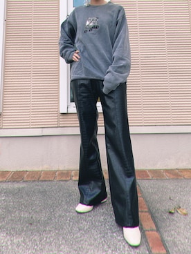 「フリマ」｜ｺﾘｺさん（レディース・155cm）の冬コーディネート