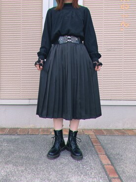ワントーンコーデ黒 の人気ファッションコーディネート Wear