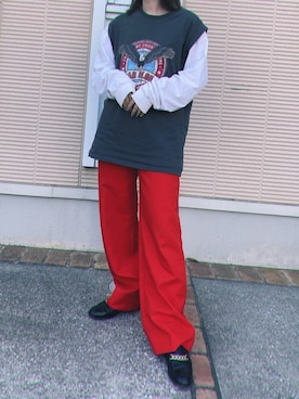 「RRR」｜ｺﾘｺさん（レディース・155cm）の夏コーディネート