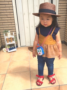 hanaさん（キッズ・90cm）の夏コーディネート