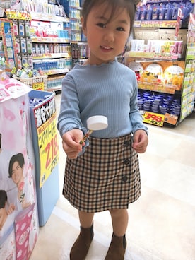 hanaさん（キッズ・100cm）の秋コーディネート