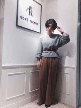 ™️さん（レディース・156cm）の冬コーディネート