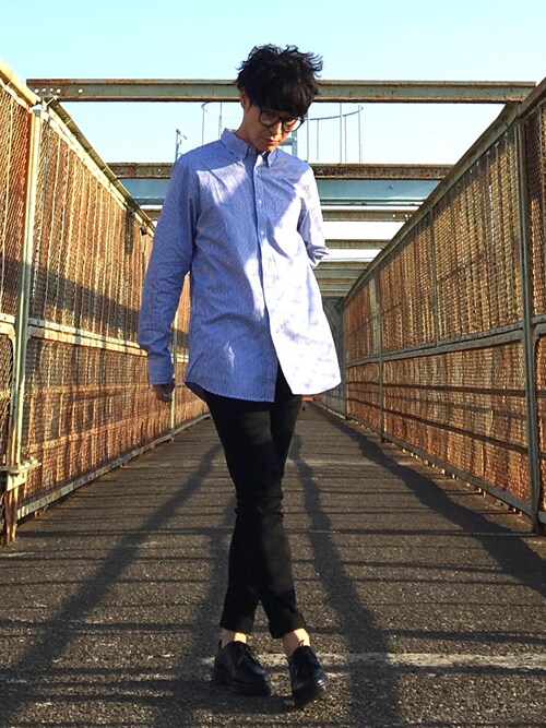 高道 Takamichi ユニクロのシャツ ブラウスを使ったコーディネート Wear