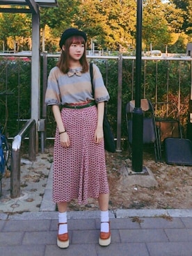 mochiさん（レディース・162cm）の秋コーディネート