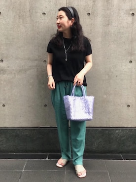 「【全社タグに統合】Relax」｜ya111さん（レディース・150cm）の春コーディネート
