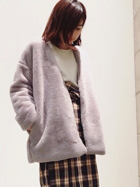 アコ@骨格ストレートさん（レディース・163cm）の冬コーディネート