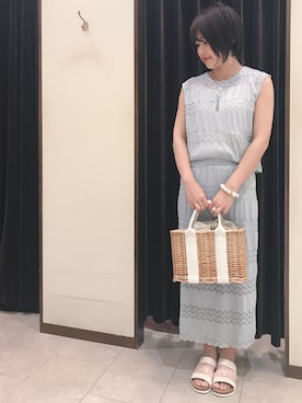 アコ@骨格ストレートさん（レディース・164cm）の夏コーディネート