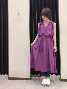 アコ@骨格ストレートさん（レディース・164cm）の夏コーディネート