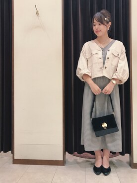 アコ@骨格ストレートさん（レディース・164cm）の夏コーディネート