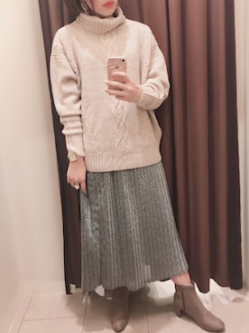 アコ@骨格ストレートさん(レディース・164cm)の秋コーディネート