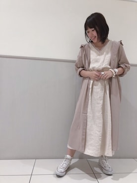 アコ@骨格ストレートさん（レディース・164cm）の夏コーディネート