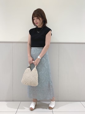 アコ@骨格ストレートさん(レディース・165cm)の夏コーディネート