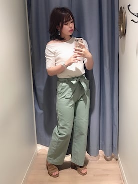 アコ@骨格ストレートさん（レディース・164cm）の夏コーディネート