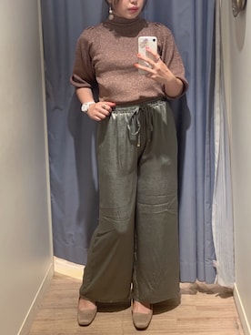 アコ@骨格ストレートさん（レディース・164cm）の秋コーディネート