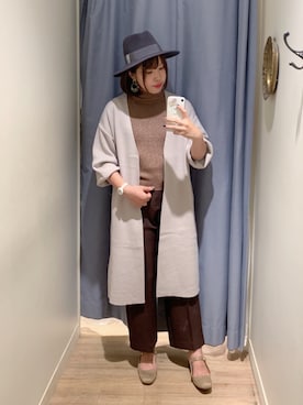 アコ@骨格ストレートさん（レディース・164cm）の秋コーディネート